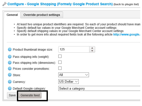 nopcommerce google shopping