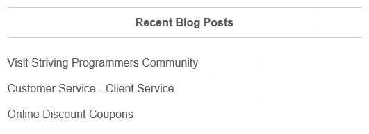 adding nopcommerce blog posts on homepage