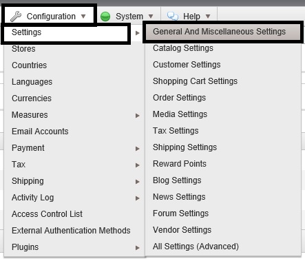 nopcommerce social links