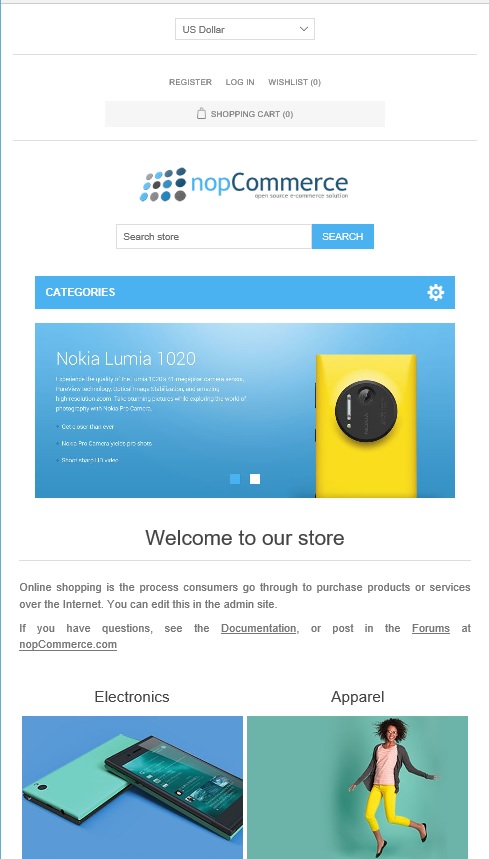 nopcommerce theme