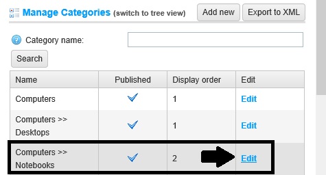 nopcommerce page size