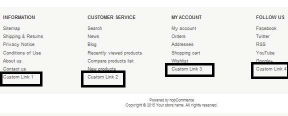nopcommerce footer
